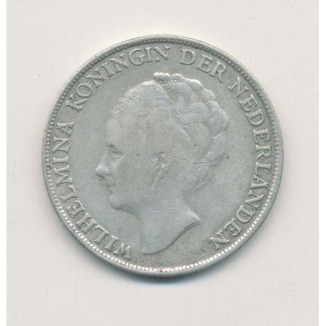 Hollande - 1 Gulden 1944 - Wihelmina - argent - TB