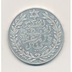 Maroc - 10 Dirhams - 1329/1911 Paris - Moulay Hafid I - argent - TTB+