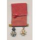 Barette de Gala - Médaille de Saint Louis et Légion honneur chevalier 