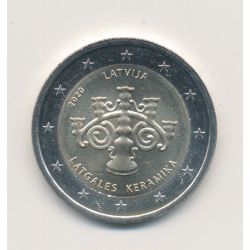 2€ Lettonie 2021 - céramique de Latgalian