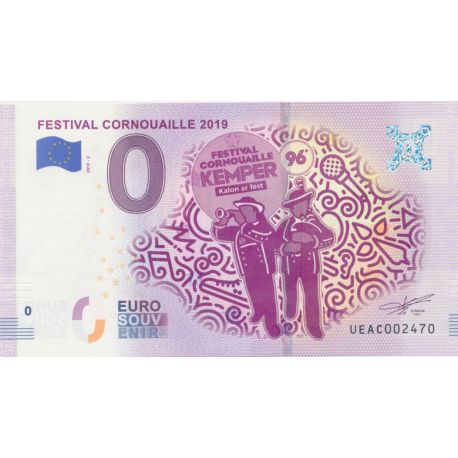 Billet 0€ - Festival cornouailles - 2019-2 - N°2470