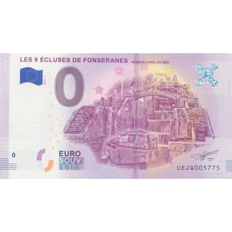 Billet 0€ - Les 9 écluses de fonseranes - 2018-1 - N°5775