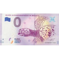 Billet 0€ - Musée océanographique Monaco - 2018-3 - N°1104