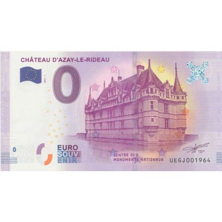 Billet 0€ - Chateau azay le rideau - 2017-1 - N°1964