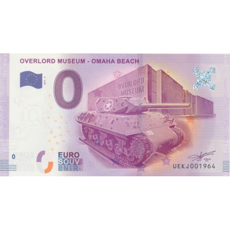Billet 0€ - Overlord museum - omaha beach - 2017-2 - N°1964