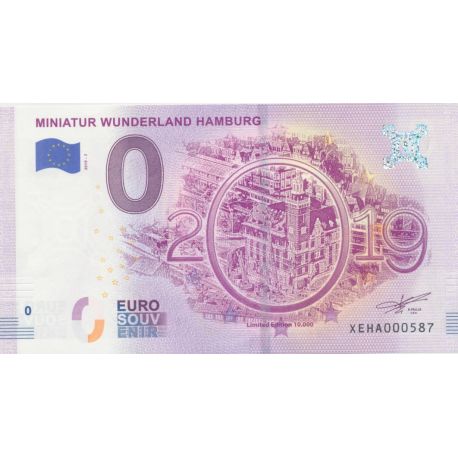 Billet 0€ - Allemagne - Miniatur Wunderland Hamburg - 2019-7 - N°587