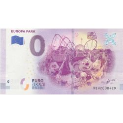 Billet 0€ - Allemagne - Europa park - 2019-4 - N°429