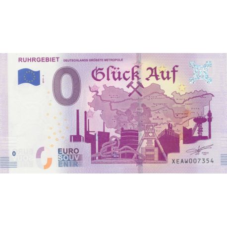 Billet 0€ - Allemagne - Ruhrgebiet - 2019-3 - N°7354