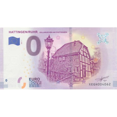 Billet 0€ - Allemagne - Hattingen/Ruhr - 2019-1 - N°4062