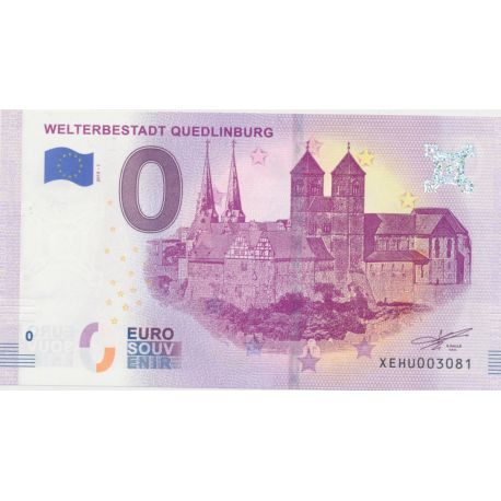 Billet 0€ - Allemagne - Welterbestadt quedlinburg - 2019-1 - N°3081