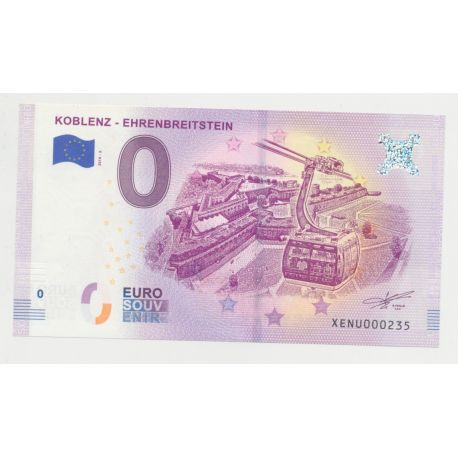 Billet 0€ - Allemagne - Koblenz ehrenbreitstein - 2018-2 - N°235