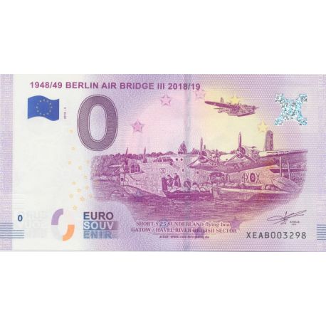 Billet 0€ - Allemagne - 1948/49 Berlin air bridge III - 2018-3 - N°3298