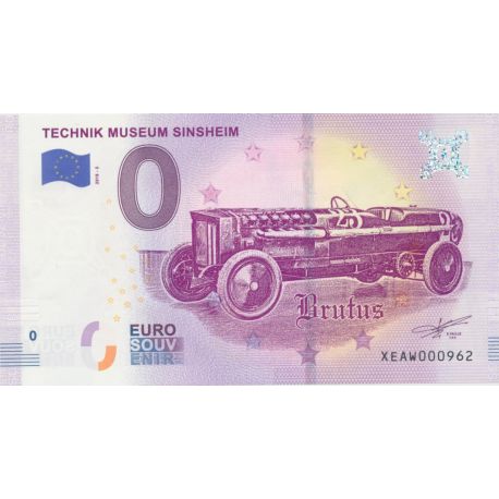 Billet 0€ - Allemagne - Technik museum sinsheim - 2018-2 - N°962