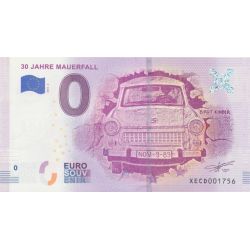 Billet 0€ - Allemagne - 30 jähre Mauerfall - 2018-2 - N°1756