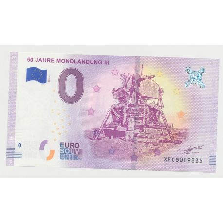 Billet 0€ - Allemagne - 50 jähre Mondlandung III - 2018-3 - N°9235