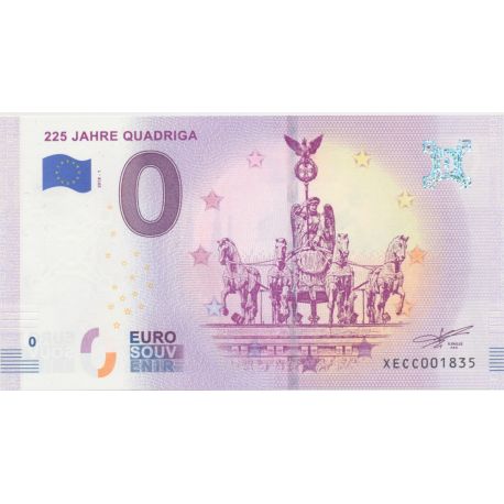Billet 0€ - Allemagne - 225 jähre Quadriga - 2018-1 - N°1835