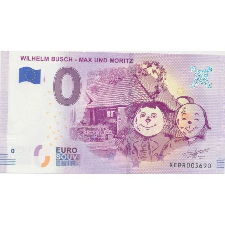 Billet 0€ - Allemagne - Wilhelm busch - max und Moritz  - 2018-1 - N°3690