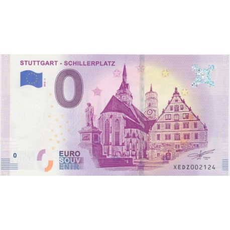 Billet 0€ - Allemagne - Stuttgart Schillerplatz - 2018-1 - N°2124