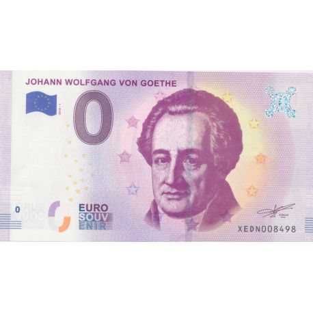 Billet 0€ - Allemagne - Goethe - 2018-1 - N°8498