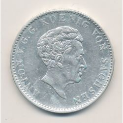 Allemagne - Thaler 1831 S - Anton V - Saxe-Albertine - argent - TTB+