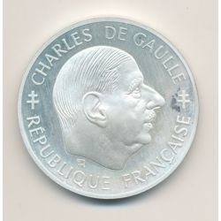 1 Franc 1988 - De Gaulle - argent - 37mm - SUP