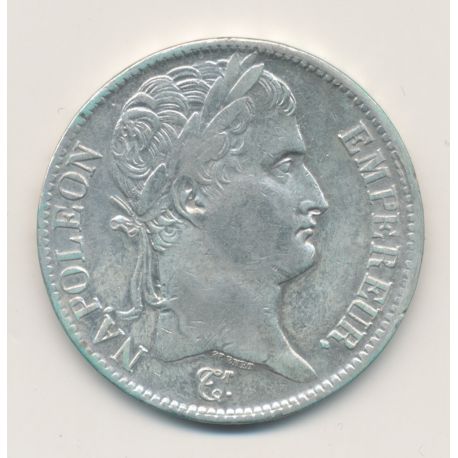 5 Francs Napoléon empereur - 1808 B Rouen - TTB
