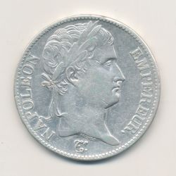 5 Francs Napoléon empereur - 1811 B Rouen - TTB+