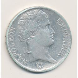 5 Francs Napoléon empereur - 1813 D Lyon - TTB