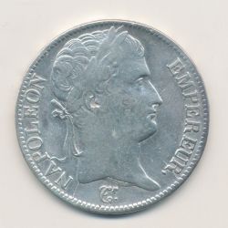 5 Francs Napoléon empereur - 1813 Q Perpignan - TB+