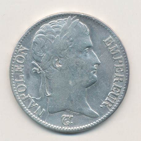 5 Francs Napoléon empereur - 1813 Q Perpignan - TB+