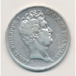 5 Francs Louis Philippe I - 1831 I Limoges - Tête nue - Tranche en creux - TB+
