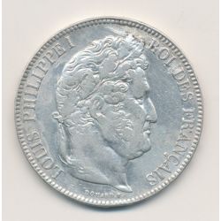 5 Francs Louis philippe I - 1843 W Lille - TB+