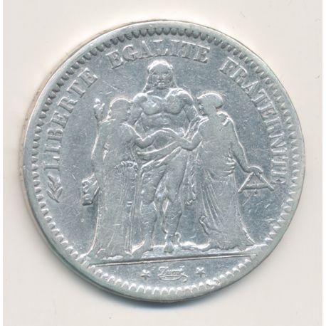 5 Francs Hercule - 1848 D Lyon - TB