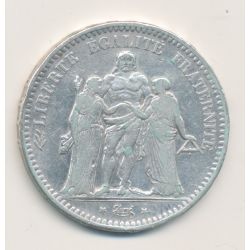 5 Francs Hercule - 1848 K Bordeaux - TB+