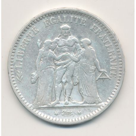 5 Francs hercule - 1849 K Bordeaux - TB/TB+