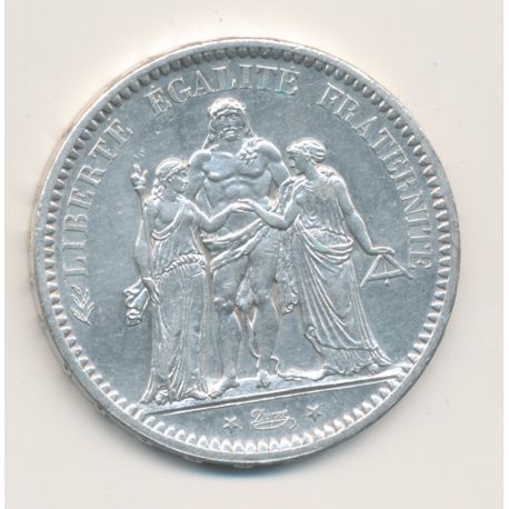 5 Francs Hercule - 1872 A Paris - argent - TTB+