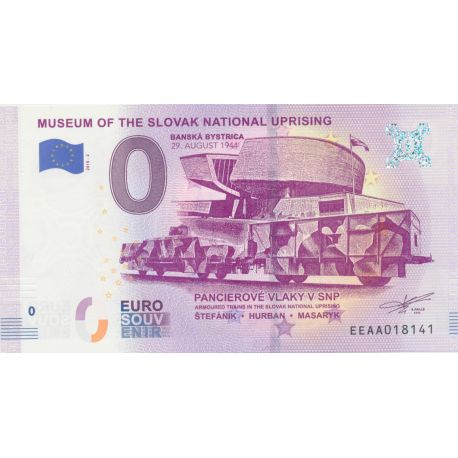 Billet 0€ - Slovaquie - museum of the slovak national uprising - 2018-2 - N°18141