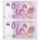 Billet 0€ - Portugal - Lot 2 Billets - Centro helen keller Lisboa - normal et braille - 2018-1 - N°3934 et N°1934