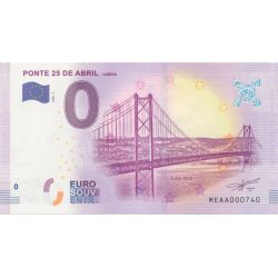 Billet 0€ - Portugal - Ponte 25 de abril Lisboa - 2018-1 - N°740