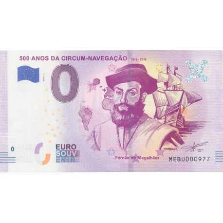 Billet 0€ - Portugal - 500 anos da circum-navegou-navegaçao - 2019-1 - N°977