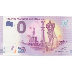 Billet 0€ - Portugal - 100 anos apareceos de fatima - 2017-1 - N°175