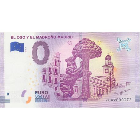 Billet 0€ - Espagne - El ose y el madrono Madrid - 2018-1 - N°372