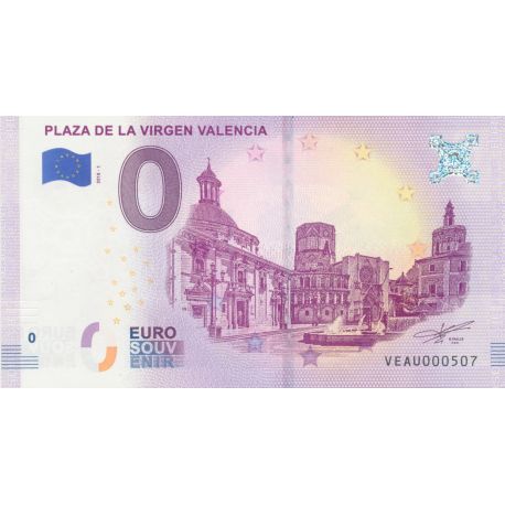 Billet 0€ - Espagne - Plaza de la virgen Valencia - 2018-1 - N°507