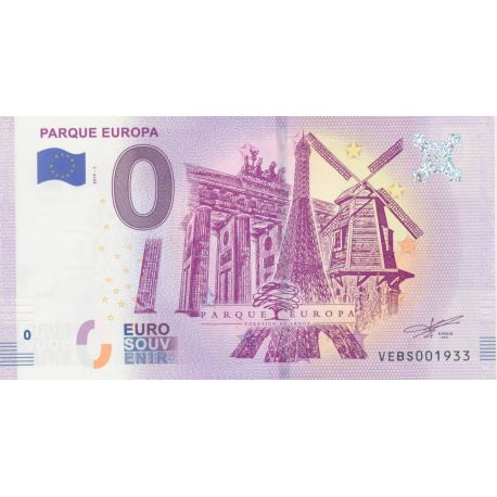 Billet 0€ - Espagne - Parque Europa - 2019-1 - N°1933