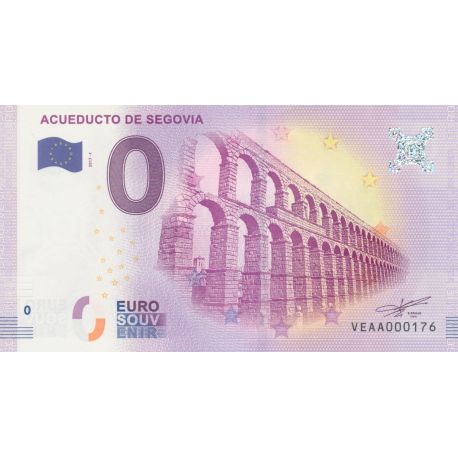 Billet 0€ - Espagne - Acueducto de Segovia - 2017-1 - N°176