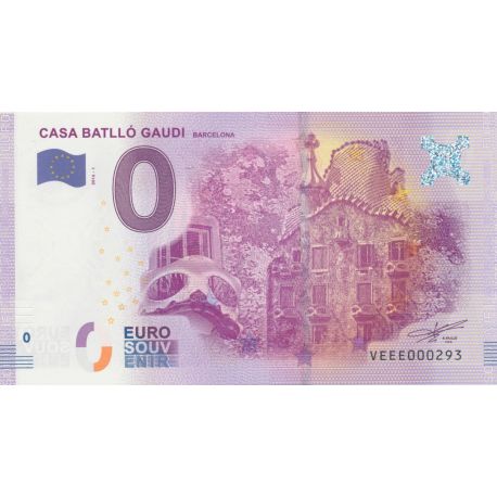 Billet 0€ - Espagne - Casa barolo gaudi Barcelona - 2016-1 - N°293