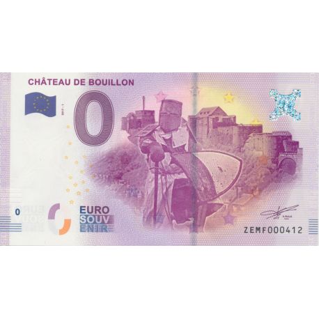 Billet 0€ - Belgique - Chateau de bouillon - 2017-1 - N°412