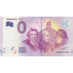 Billet 0€ - Belgique - Memorial 1815 - 2017-1 - N°306