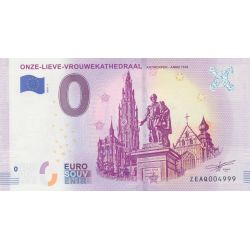 Billet 0€ - Belgique - Onze Lieve antwerpe - 2018-1 - N°4999