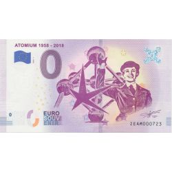 Billet 0€ - Belgique - Atomium 1958-2018 - 2018-1 - N°723